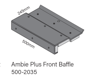 Metro Top Baffle - Ambie Plus Front