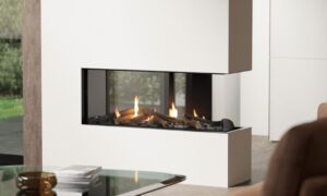 Escea DN1150 LPG Peninsula Fireplace