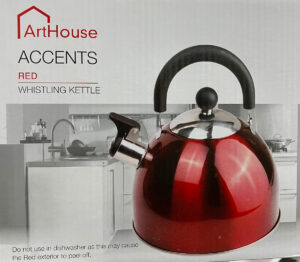 ArtHouse Whistling Kettle - Red