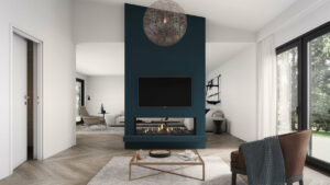 Escea DS1650 NG Single Sided Fireplace