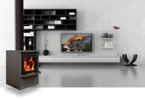 Ethos Galaxy Woodfire with Coloured Panel Set