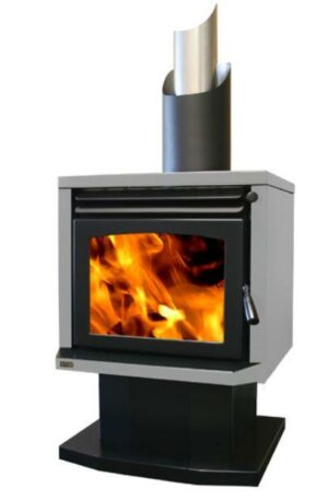 Ethos Genesis Freestanding Woodfire with Coloured Panel Set