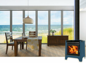 Ethos Phoenix Woodfire with Coloured Panel Set