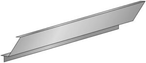 Sfp Mantel Shelf Heat Shield Black