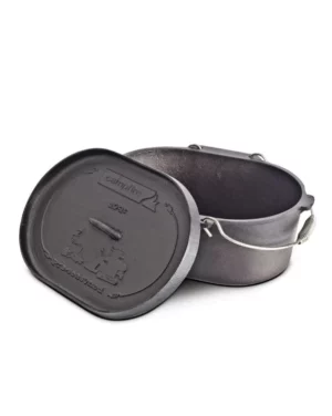 Campfire Oval Dutch Oven Pre-Seasoned 10Qt