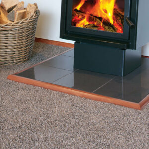 Metro Fires Pine deep wall ash floor protector