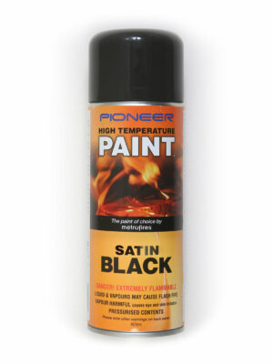 Pioneer Aerosol Satin Black High Temp Paint
