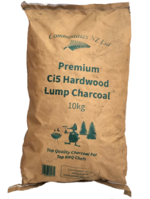 Commodities Ci-5 NZ Premium Hardwood Lump Charcoal (10kg)
