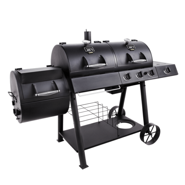 Oklahoma Joes Longhorn Combo Charcoal Gas Smoker and Grill 21209029 Oklahoma Joes Longhorn Combo Charcoal Gas Smoker and Grill 21209029