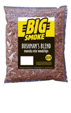 BUSHMANS FINE WOOD  CHIPS 450G BIG SMOKE