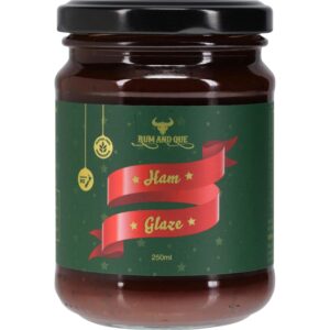 Rum and Que Ham Glaze 250g Jar
