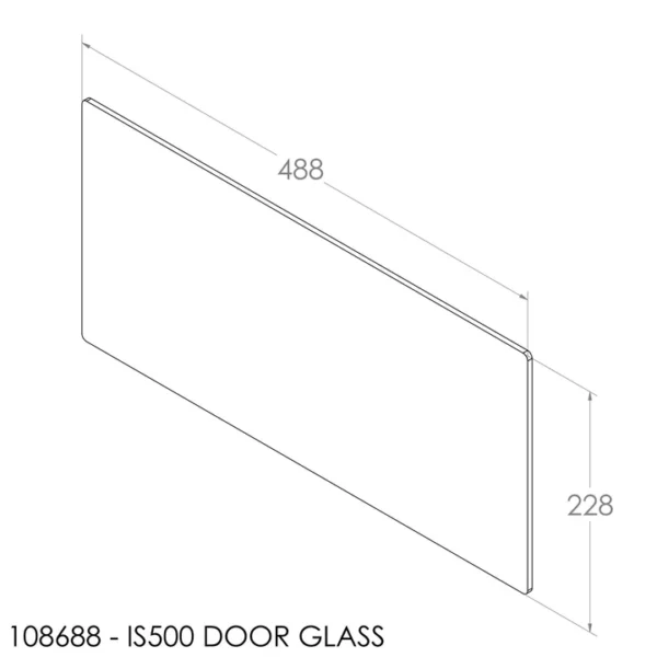 Jayline Door Glass IS550 108688