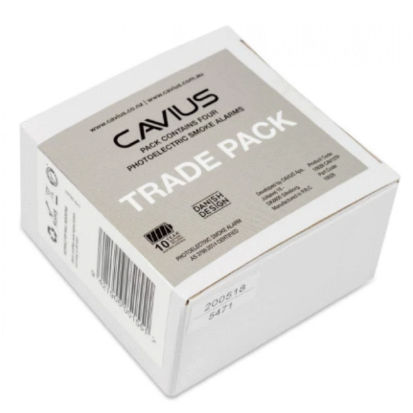 Cavius 40mm Nano Smoke Alarm 1002bcav10tp
