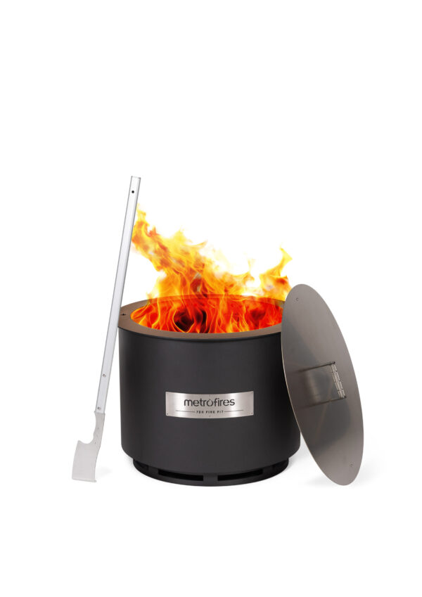 Metro Fire Pit 720c Black 290-0103