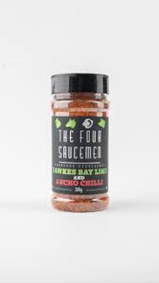 The Four Saucemen HB Lime & Ancho Chilli Rub 300g